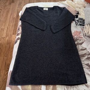 Dark Gray Knit Dress